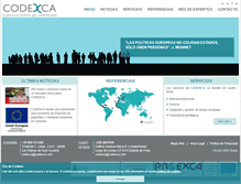 Tablet Screenshot of codexca.com